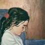 <I>Portrait d'enfant</I>, acrylique, 20"x16"